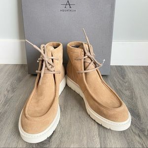 Aquatalia Kayden Suede Moccasin Women's Booties - Size 7.5